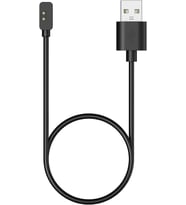 Lexroo Xiaomi Redmi Watch 5 Active İle uyumlu Manyetik USB Şarj Kablosu Siyah [Redmi Watch - Siyah]