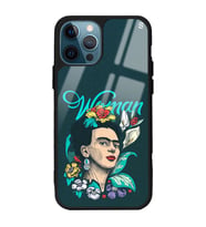 iPhone 13 Pro Women Frida Kahlo Tasarımlı Glossy Telefon Kılıfı