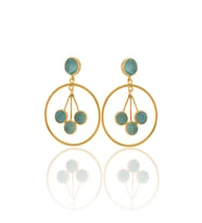 Kadir Jewellery 22 Ayar Altın Kaplama Vintage Küpe -El İşçiliği Ve Hipoalerjenik Küpe