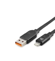 Usb Lightning Şarj Ve Data Kablosu 35W 1 M Örgülü Siyah ND1152