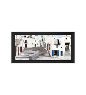 Manzara Temalı Kanvas Tablo 50 x 70 cm Siyah Çerçeve