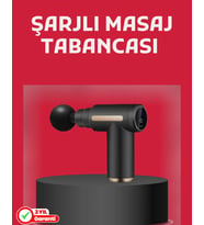 Derin Doku Masaj Tabancası 4 Başlık 6 Kademeli Sessiz Güç Şarjlı Kas Gevşetici
