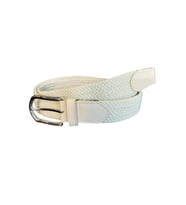 Beyaz Elastik Esnek Unisex Örgü Kemer - 8500-19