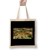 Classic Neighbours Logo Bez Çanta Uzun Saplı