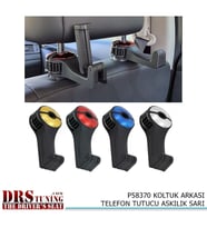 Koltuk Arkası Telefon Tutucu Askılık Mavi