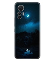 Xiaomi 12 Lite Kılıf Silikon Desen Özel Seri Gece 1633