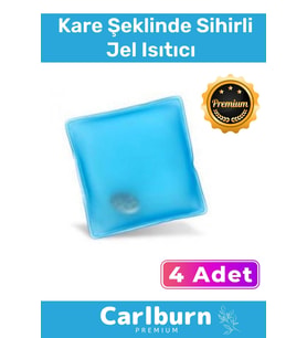 Özel Üretim Soğuk Havalarda Kare Şeklinde El Isıtıcısı Sihirli Jel Isıtıcı Torba Cep Sobası 4 Adet
