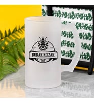 Kişiye Özel Harf ve İsim Baskılı Özel Bira Bardağı