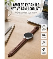 Torch Özellikli Amoled Ekranlı Akıllı Saat Uzun Pil Yeni Nesil