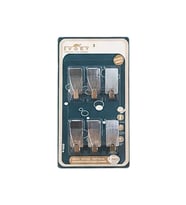 6'li Metal Yapışkanlı Dörtgen Askı