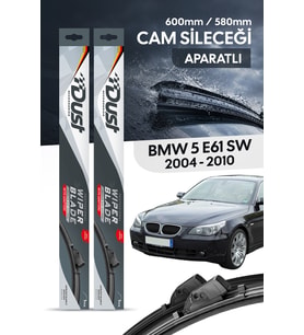 BMW 5 serisi (E61) SW 2004-2010 Uyumlu Silecek Takımı 600MM/580MM S7