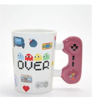 Game Over Porselen Kupa Bardak Model 2 (Çok Renkli)