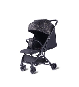 Baby Storch - Merlin Model Compact Bebek Arabası Kabin boy - Siyah-Sarı (Standart)