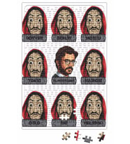 Serie La Casa de Papel Cidades Puzzle 240 Parça Yapboz