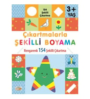 Çıkartmalarla Şekilli Boyama 3 Yaş Üstü