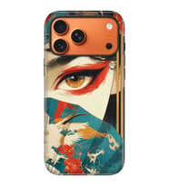 iPhone 17 Pro Max Uyumlu Kılıf Lansman İçi Kadife Temalı Desenli Silikon Yakuza Kız