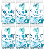 Gillette Simply Venus 2 Kullan At Kadın Tıraş Bıçağı 24 Lü Set (6PK*4)