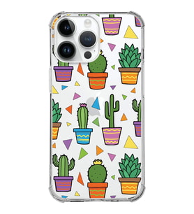 PrintiFy Apple iPhone 14 Pro Uyumlu Water Color 4 Baskılı Şeffaf Köşe Korumalı Antişok Kılıf