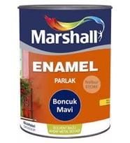 ENAMEL SOLVENT BAZLI AHŞAP-METAL BOYASI PARLAK BONCUK MAVİ 0,75LT
