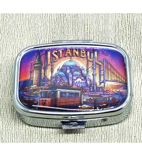 İstanbul Temalı İlaç Kutusu - Model 8