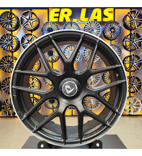 2 Adet BK-5318 9,5*20 5*112 ET45 66,56 MAT BLACK LIP MAC JANT (Takım)