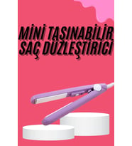 Saç Düzleştirici Pürüzsüz Parlaklık Seyahat Tipi Taşınabilir Seramik Kaplama