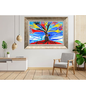 Gümüş Çerçeveli Tablo nb1533