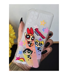 Reno 5 Lite Uyumlu Baskılı Şeffaf Telefon Kılıfı