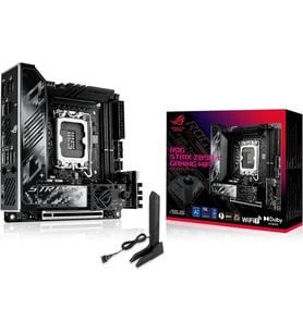 ASUS ROG STRIX Z890-I GAMING WIFI Intel Z890 LGA1851 DDR5 9200 HDMI 2xUSB4 2x M2 USB3.2 WiFi 7 + BT AURA RGB 2.5Gbit LAN Mini ITX 10+1+2+1 Güç Aşamaları, Thunderbolt 4, Anakart