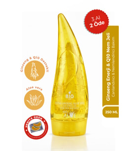 Bio Asia Aloe Vera, Koenzim Q10, Ginseng Nemlendirici Jel 250 ml - Aydınlatıcı Bakım