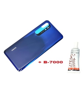Xiaomi Mi NOTE 10 Lite Arka Kapak Batarya Pil Kapağı (CAM+B-7000) MAVİ