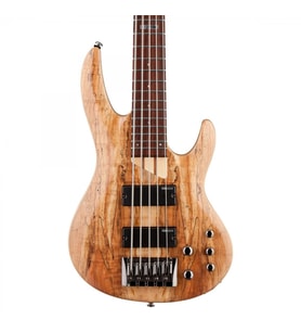 ESP LTD B-205 Spalted Maple Natural Bas Gitar
