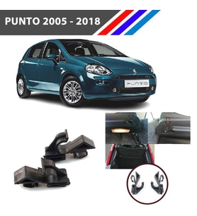 Punto - Grande Punto Bagaj Pandizot Braket Tutucu 2 Adetli Set