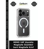 RENO 16F Uyumlu MagSafe Özellikli Sert MagSafe Kılıf Telefon Kılıfları Stil Sahibi Cihaz Koruma