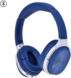 20W Süper Bass Csr Çip 200 Saat Bekleme Süreli 5.0 Kulak Üstü Bluetooth Kulaklık Mavi Blt-20