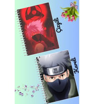 Kakashi hatake defter seti 2 adet A4 boyutu 21*30 çizgili + kareli 60 syf