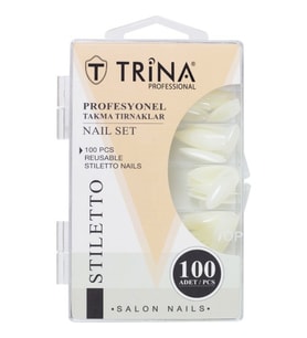 Trina Takma Tırnak 100‘LÜ Kutulu (Stiletto) - 01