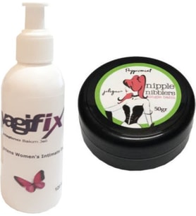 Hintohu Nipple Nibblers Tingle Balm 50 ml Naneli Bakım + Genital Bakım 120 ml