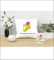 Kişiye Özel Tweety Tasarımlı Yastık Ve Kupa Bardak