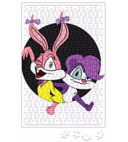 Babs Bunny And Fifi la Fume Puzzle 240 Parça Yapboz