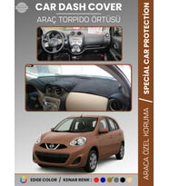 NİSSAN MİCRA MARCH (2010-2016) Torpido Örtüsü Premium Kalite Torpido Koruma Araca Özel UV Koruma