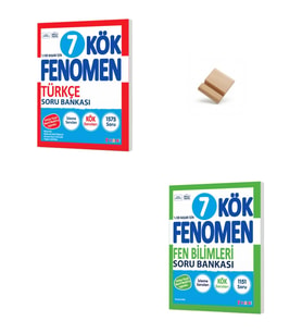 Fenomen 7. Sınıf Maarif Türkçe ve Fen Bilimleri Kök Soru Bankası + Telefon Standı