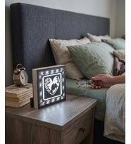 Dekoratif Kalp ve Kuş Temalı LED Gece Lambası