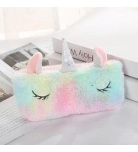 Peluş Unicorn Tasarım Kalem Kutusu Kalemlik  3456