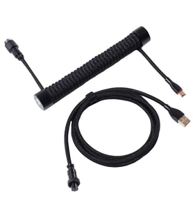 GravaStar Sarmal Aviator USB to Type-c Mekanik Klavye Uyumlu Oyuncu Kablosu, 1.85m, Siyah