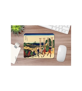 Hokusai Senju In The Musachi Provimce 17 X 21 Cm Mouse Pad
