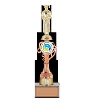 ODAK KUPA - Figürlü Kupalar - Mezuniyet Erkek Figürlü Kupalar FG-036 C - 37 cm