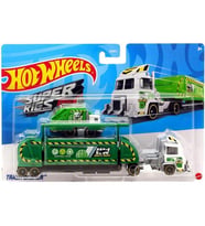 Hot Wheels Orjinal Hot Wheels Taşıyıcı Tırlar Trash Basher HDT07 Orjinal Hotwheels Taşıyıcı Tır ve Araba