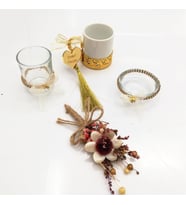 Lora Davet Damat Fincan tepsi Aksesuarları (1 Adet) Altın - 53774