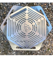 Kamp Ayısı® CampyTri Grill Max™: Katlanabilir Izgara Mangal - 2mm Galvaniz Çelik